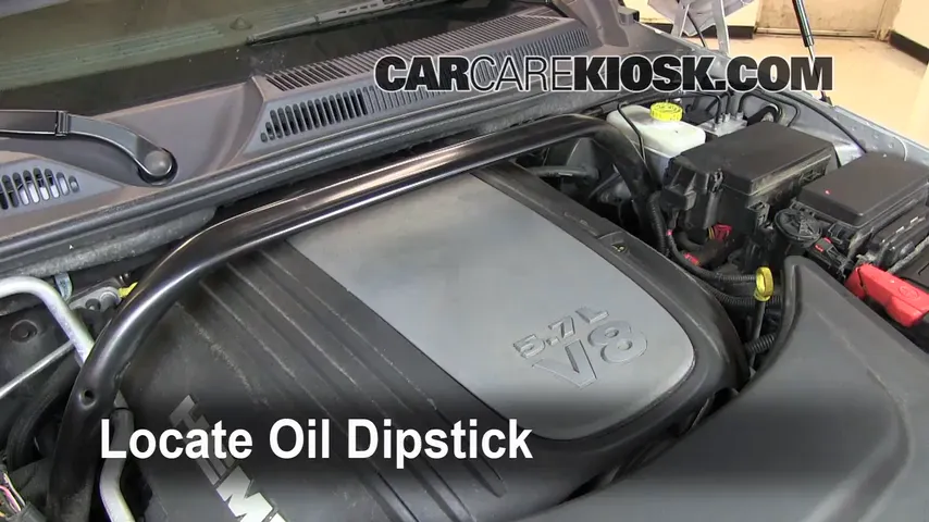 2008 Jeep Commander Limited 5.7L V8 Oil Check Oil Level